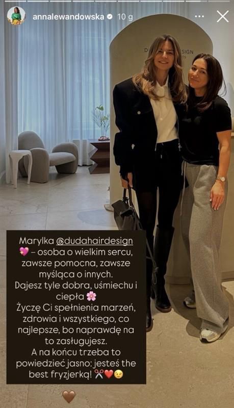 Anna Lewandowska w rurkach