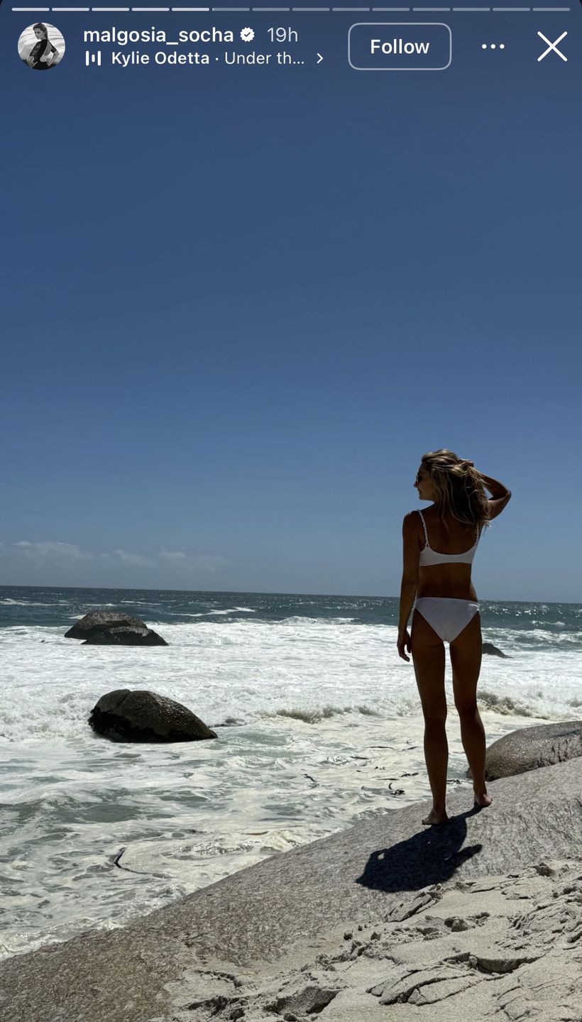 Małgorzata Socha w bikini na wakacjach