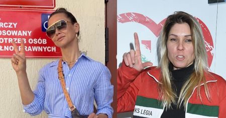 Kinga Rusin cieszy się, że tym razem nie spotkała przed lokalem wyborczym Zofii Klepackiej. "Sami KULTURALNI I PRZEMILI ludzie"