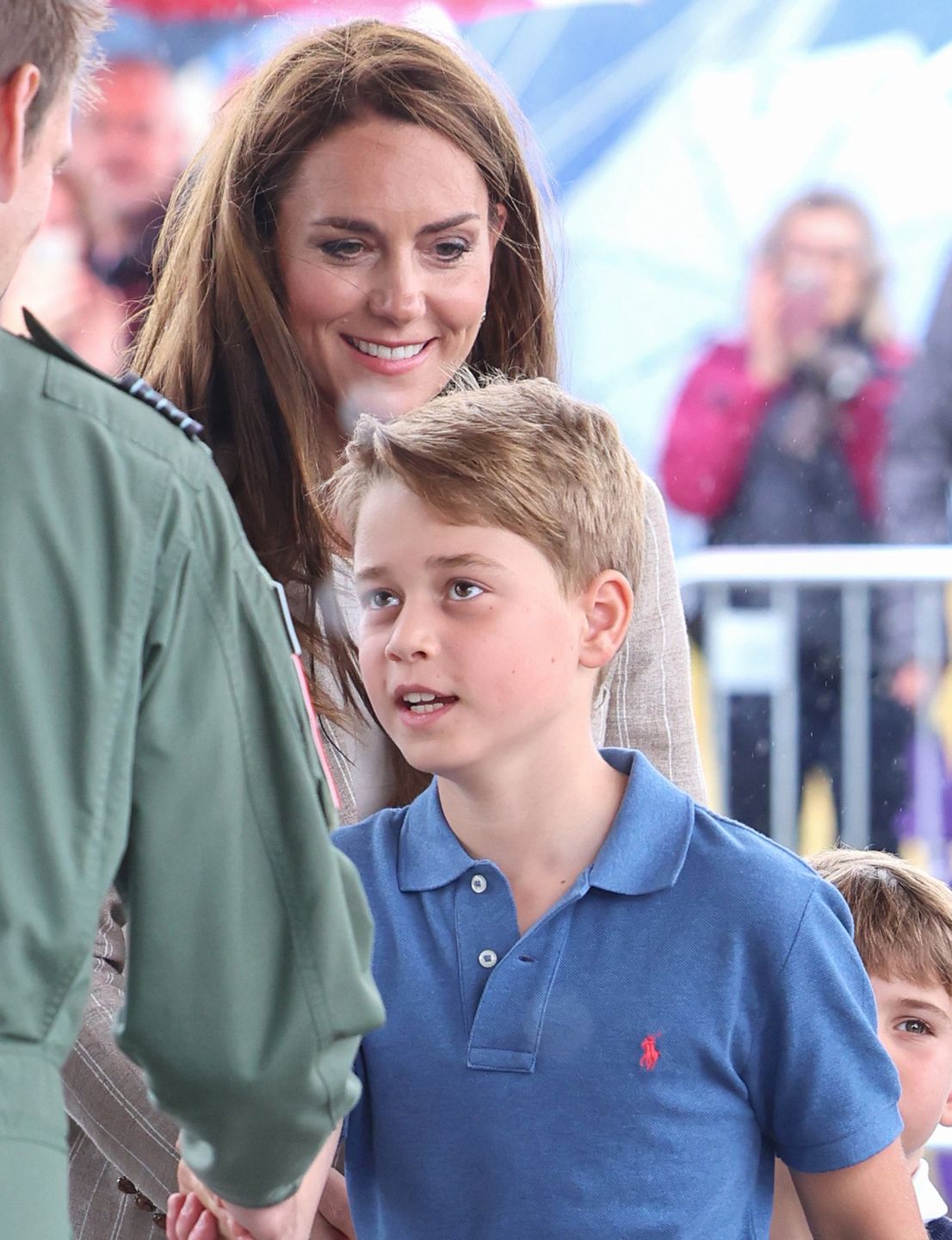 Książę William i księżna Kate z dziećmi na pokazach lotniczych