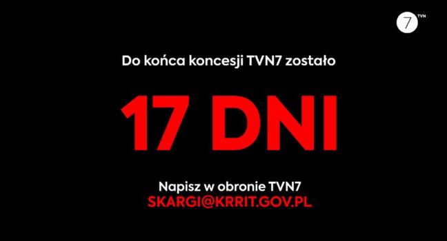 Jest skarga kasacyjna na decyzję WSA w sprawie koncesji dla TVN7