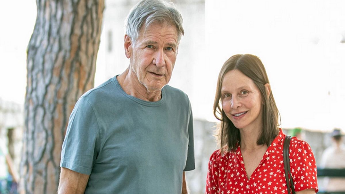 Harriso Ford z żoną podczas wakacji