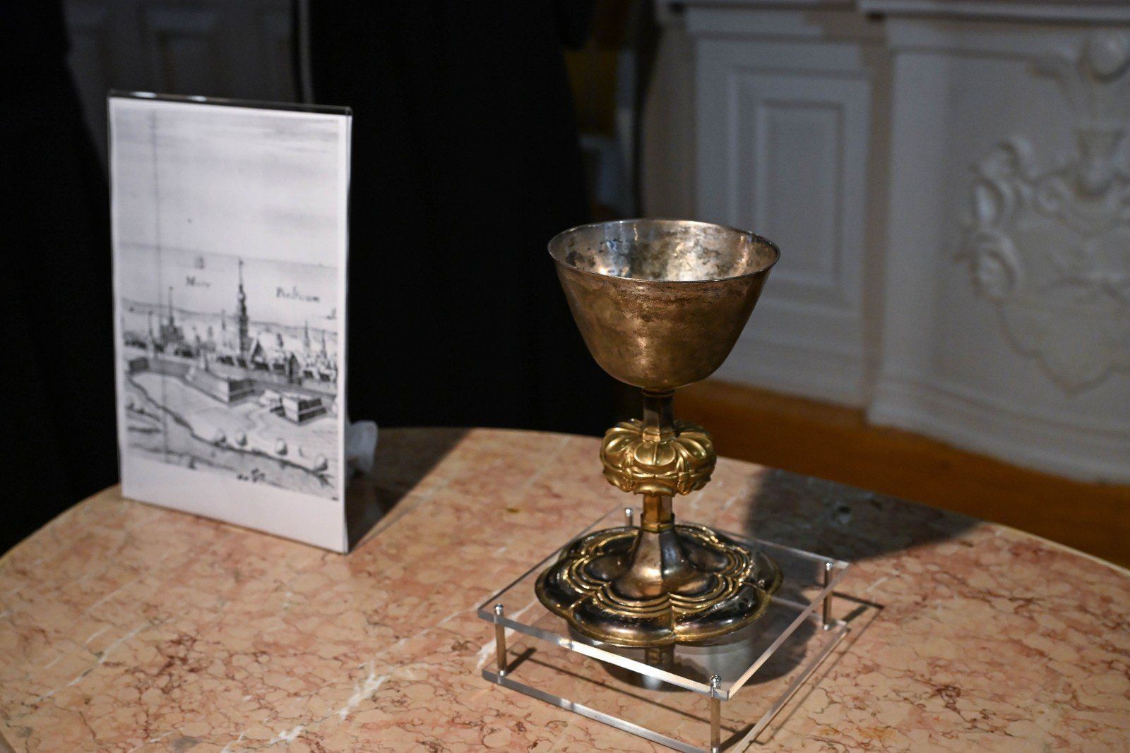 unikatowy XVII-wieczny kielich z nieistniej¹cego ju¿ Kocio³a w. Ducha