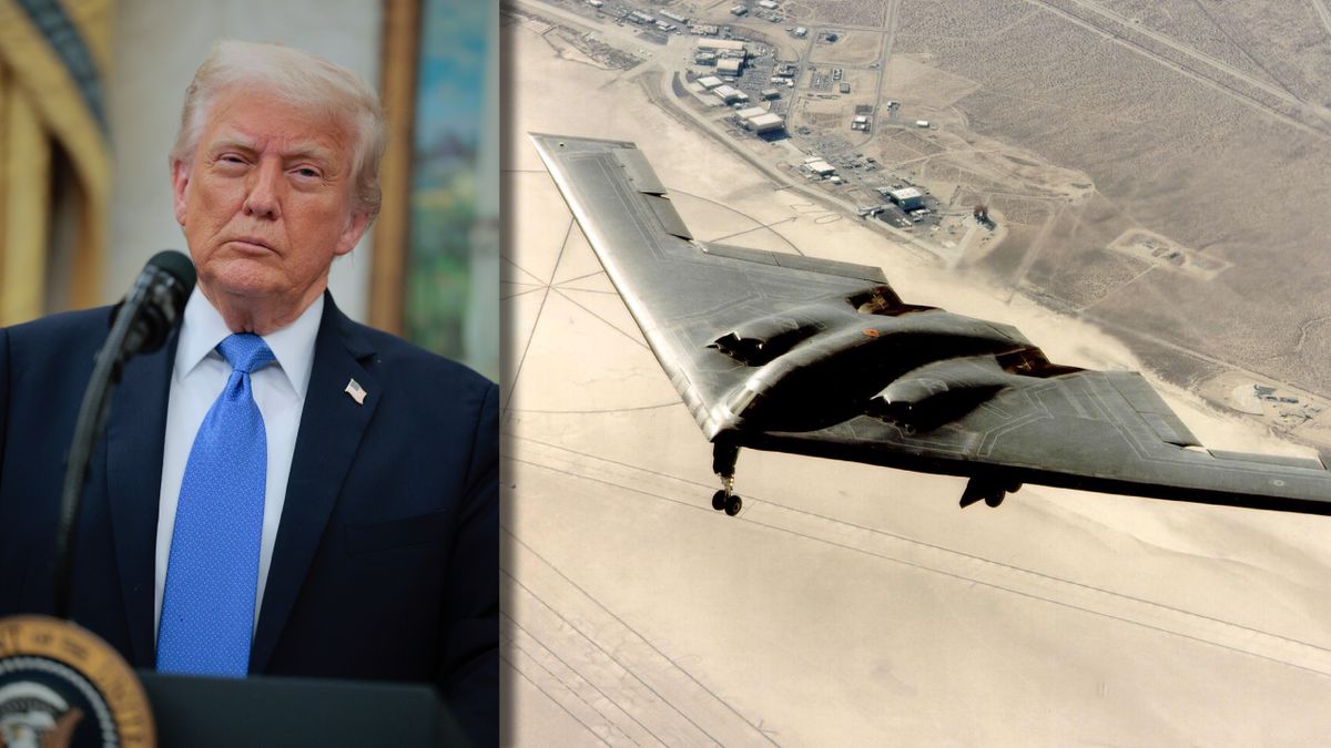 Bombowce B-2 przetransportowały bomby, które spadły na Iran