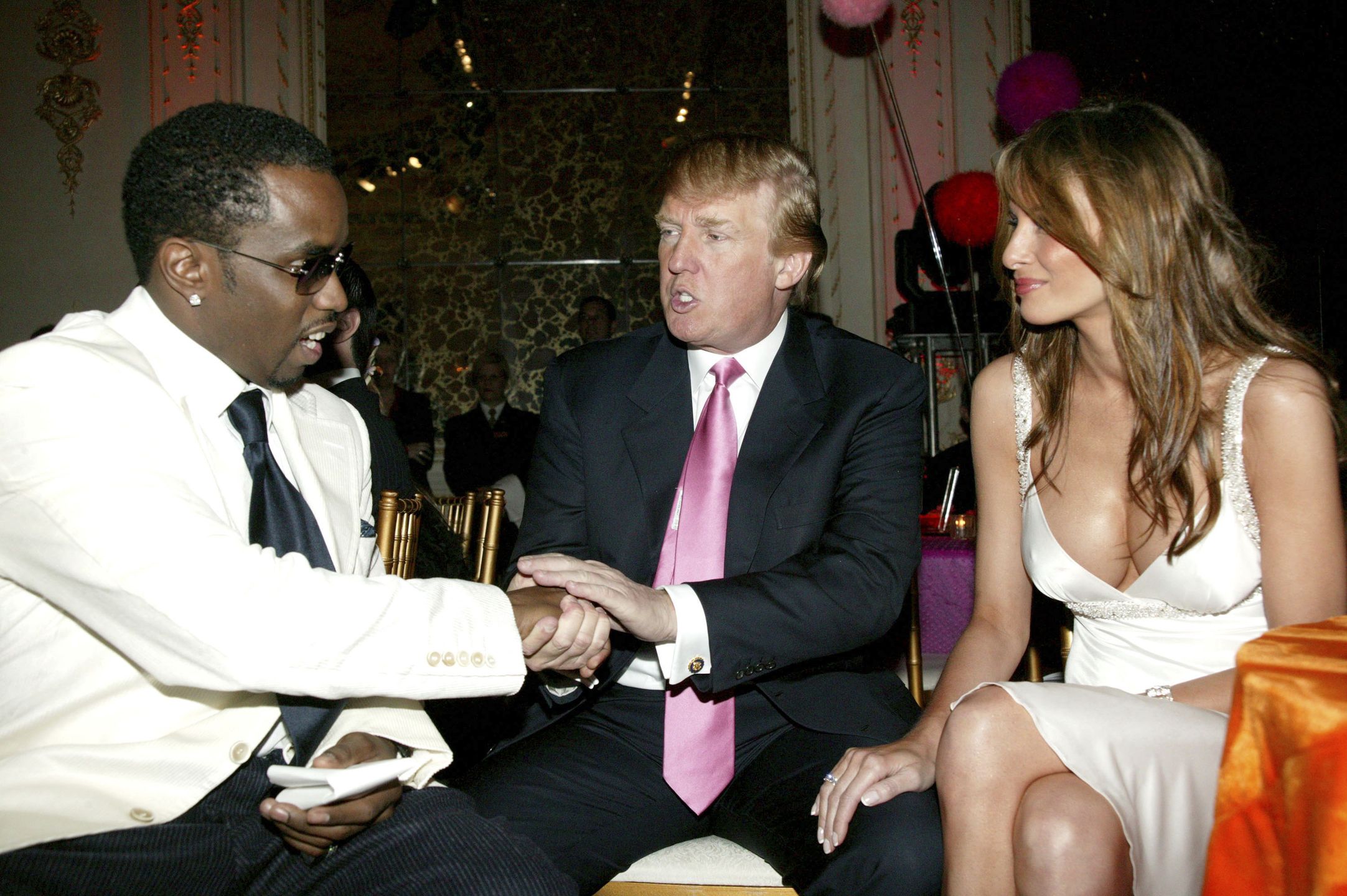 Sean "Diddy" Combs, Donald Trump, Melania Trump 