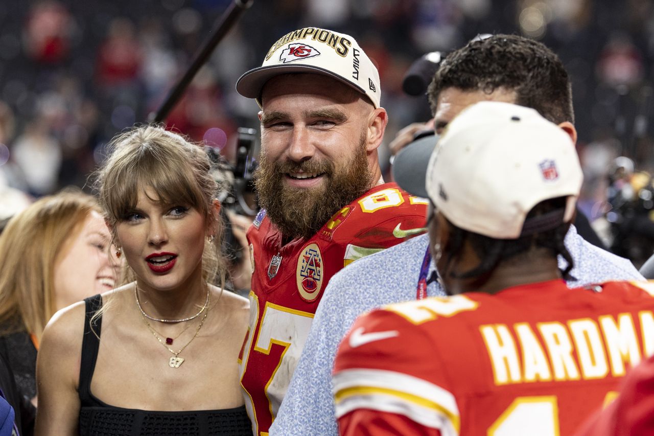 Taylor Swift and Travis Kelce