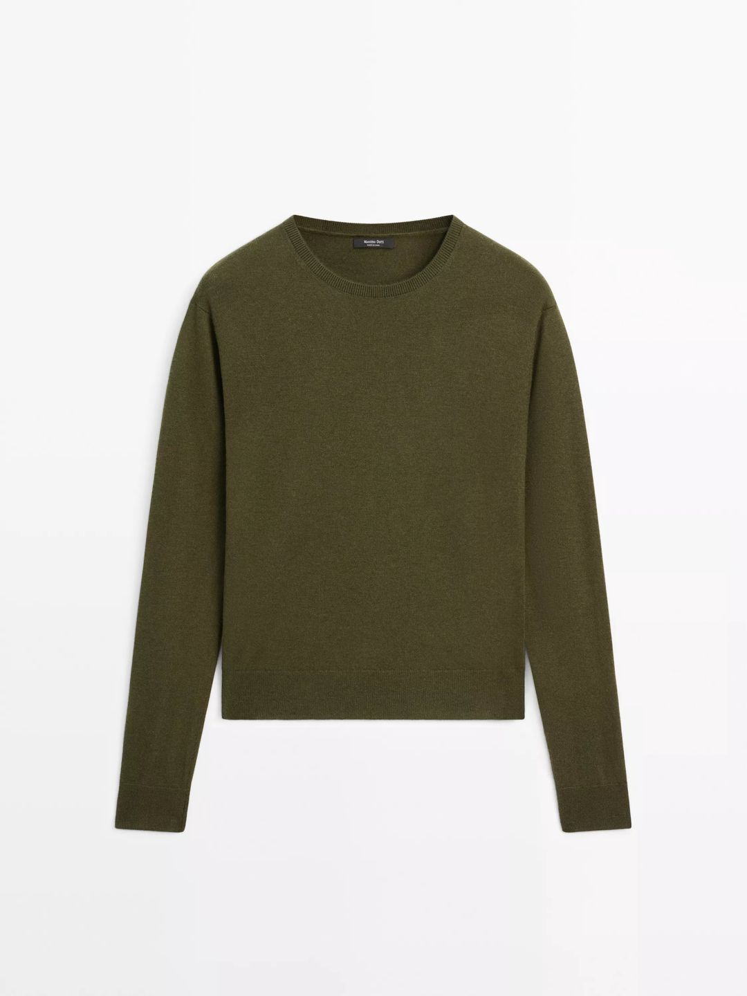 Oliwkowy sweter Massimo Dutti