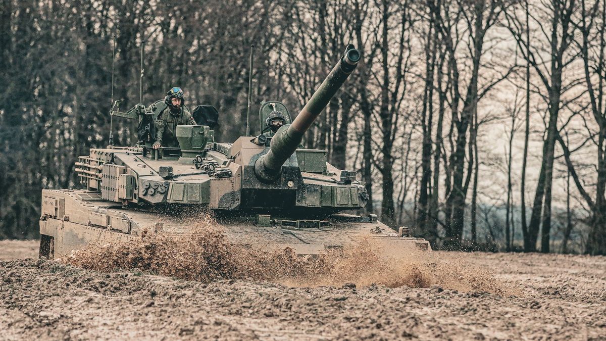 K2 Black Panther na ćwiczeniach
