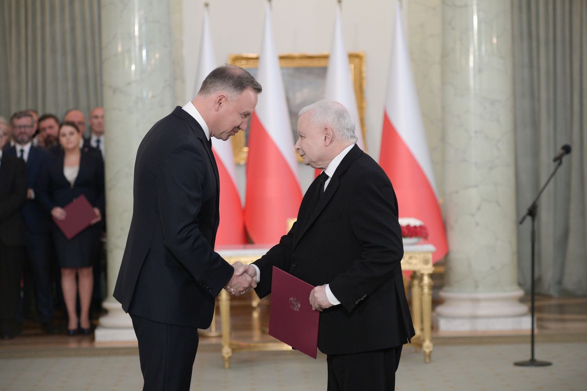 Duda surowo ocenia Kaczyńskiego. Wspomniał też o Tusku