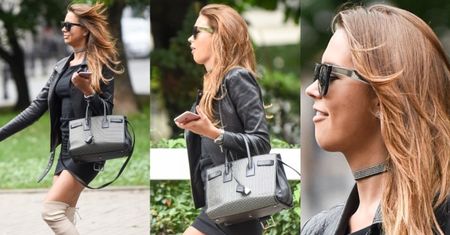 Sandra Kubicka chwali się nogami w mini... (ZDJĘCIA)