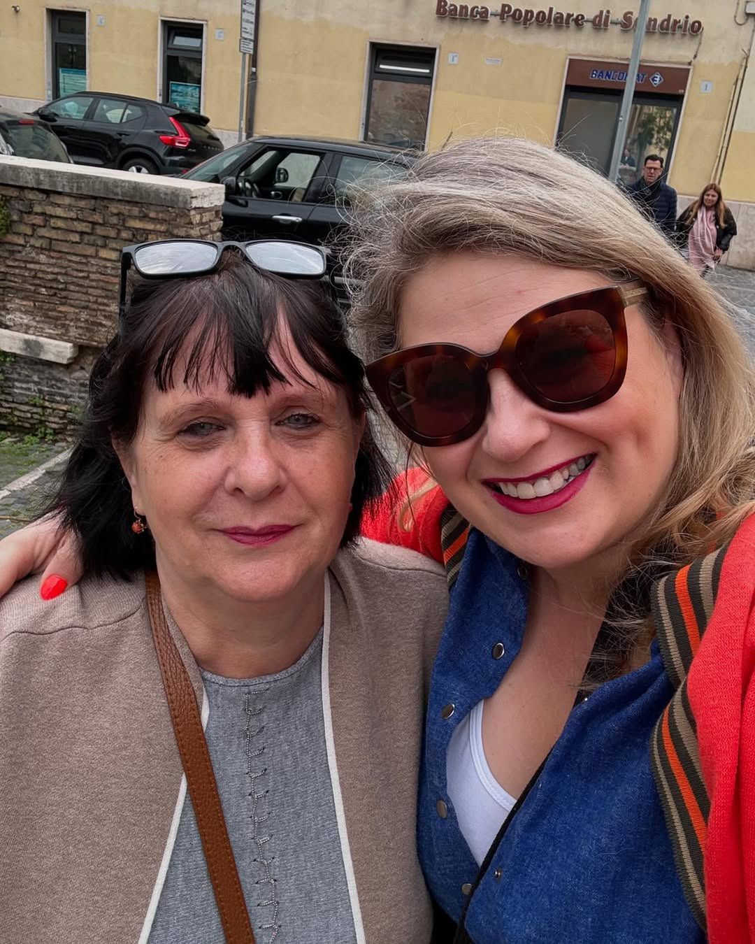 Elżbieta Romanowska z mamą
