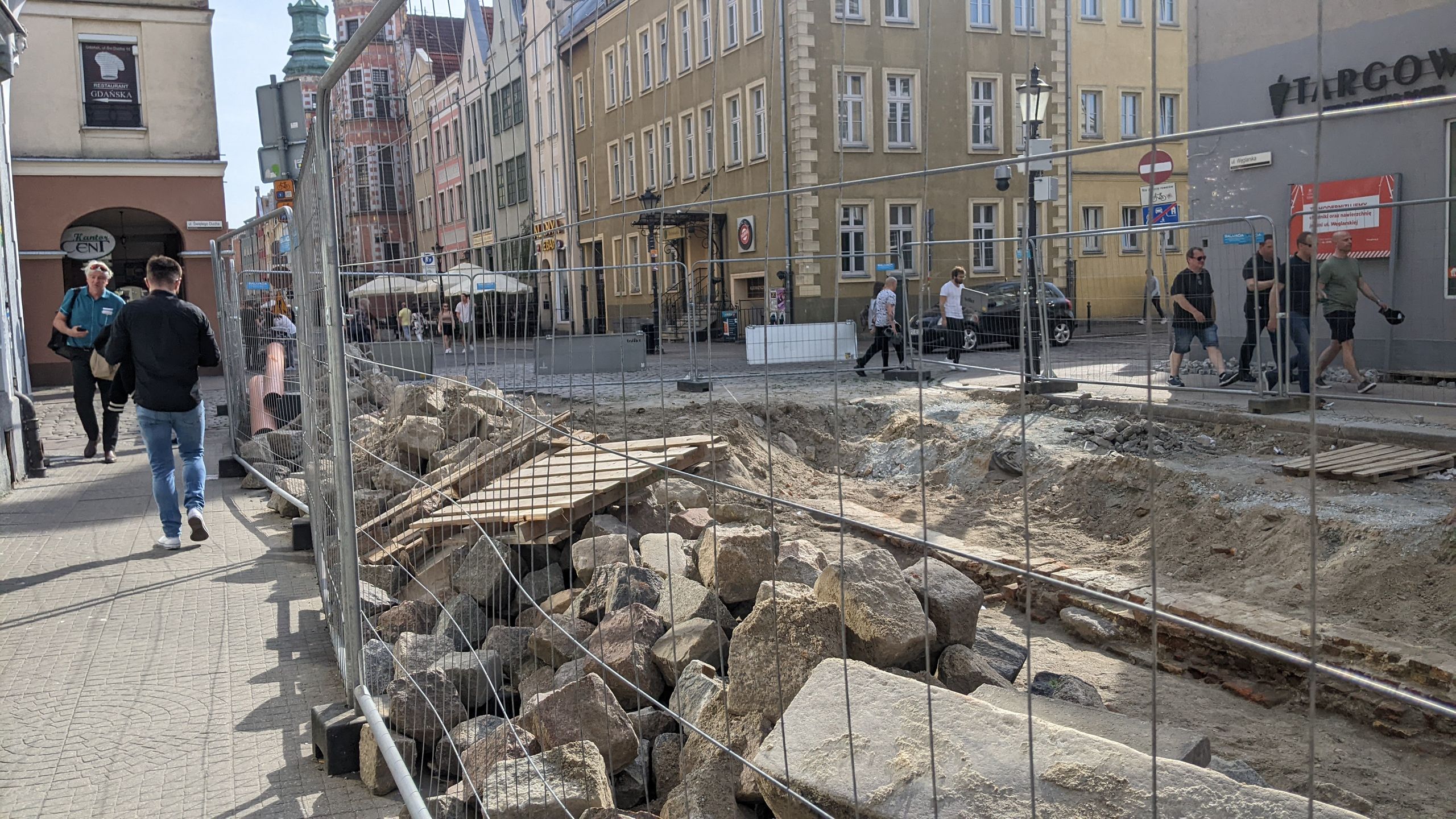 Ulica Węglarska w remoncie
