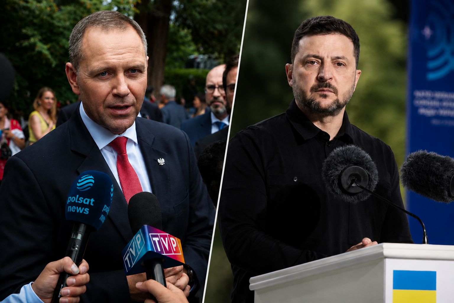 Sondaż WP. Ponad połowa Polaków chce odebrać Zełenskiemu Order Orła Białego