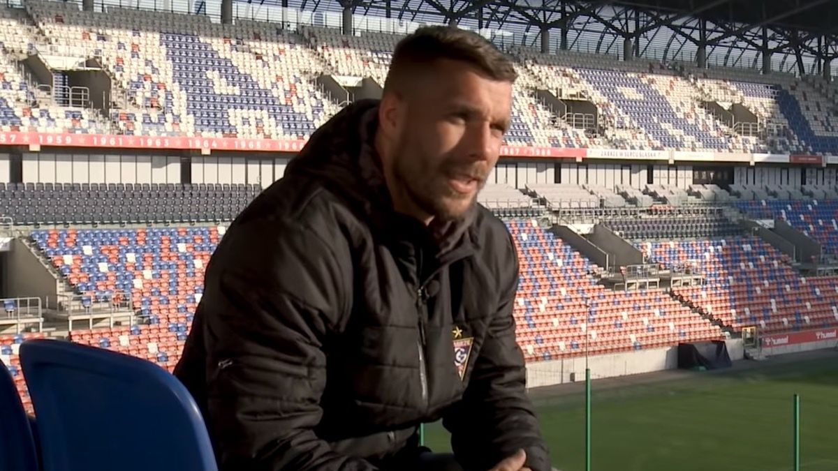 Lukas Podolski w barwach Górnika Zabrze