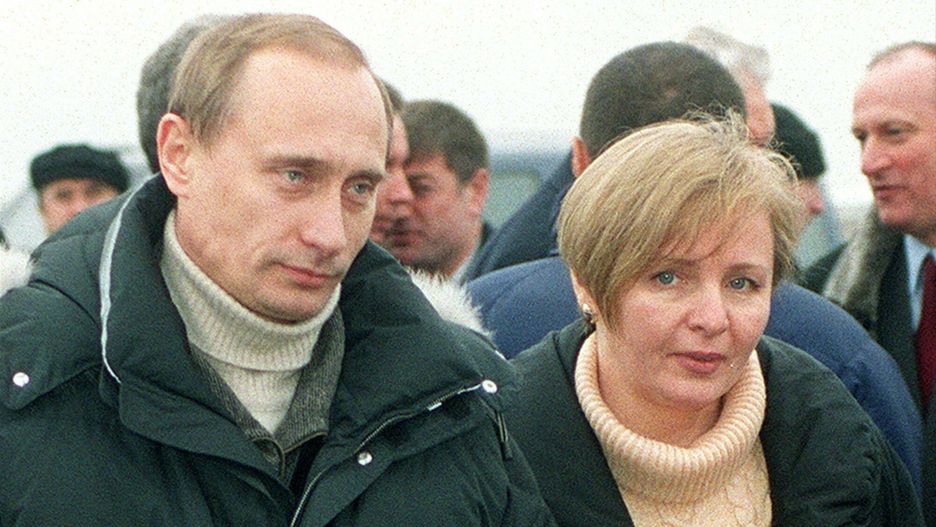 Władimir Putin z żoną Ludmiłą w 2000 roku 