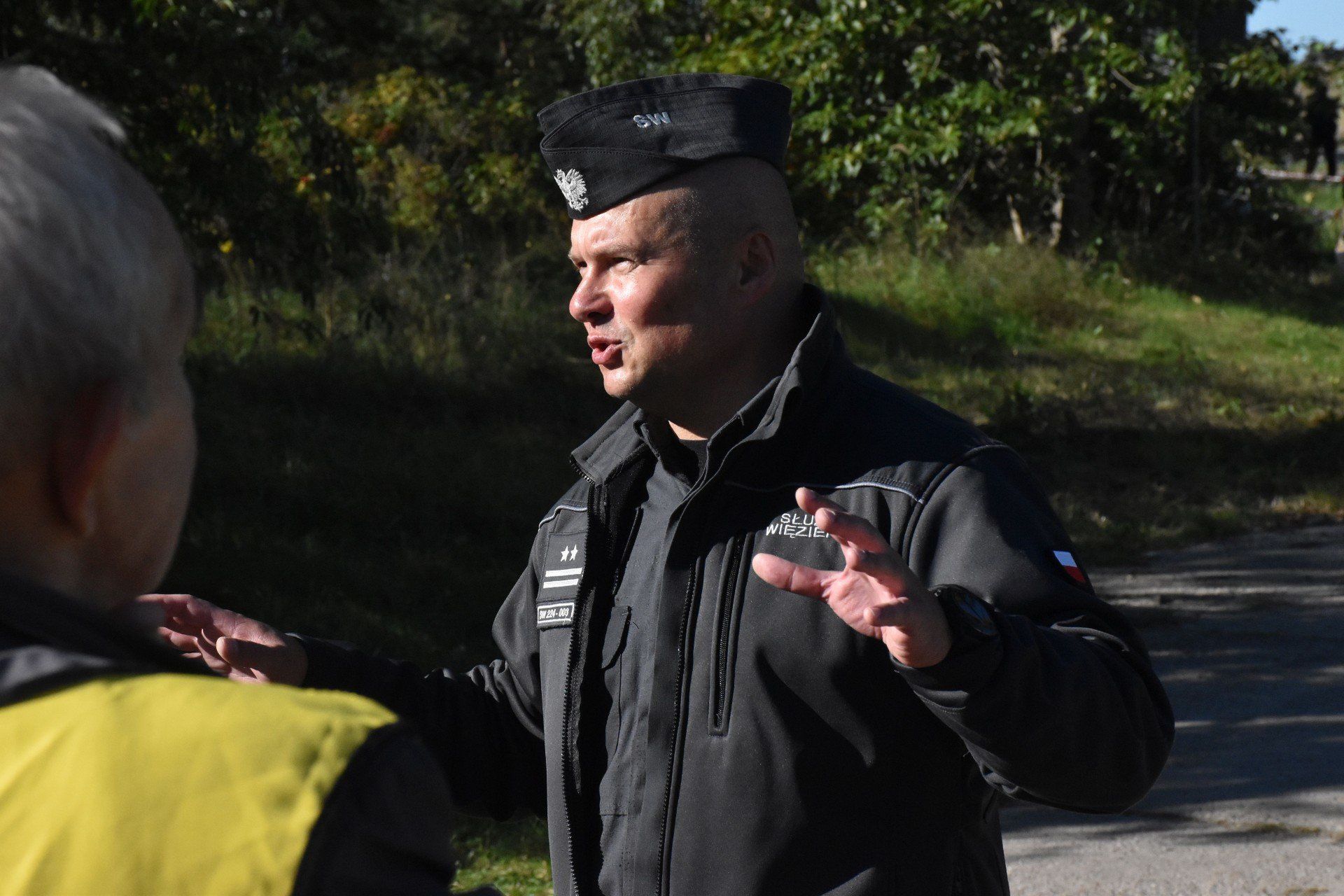 Duże ćwiczenia służb na DK 55 koło Malborka