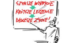 Rysunki Henryka Sawki promują szybką terapię onkologiczną (wideo)
