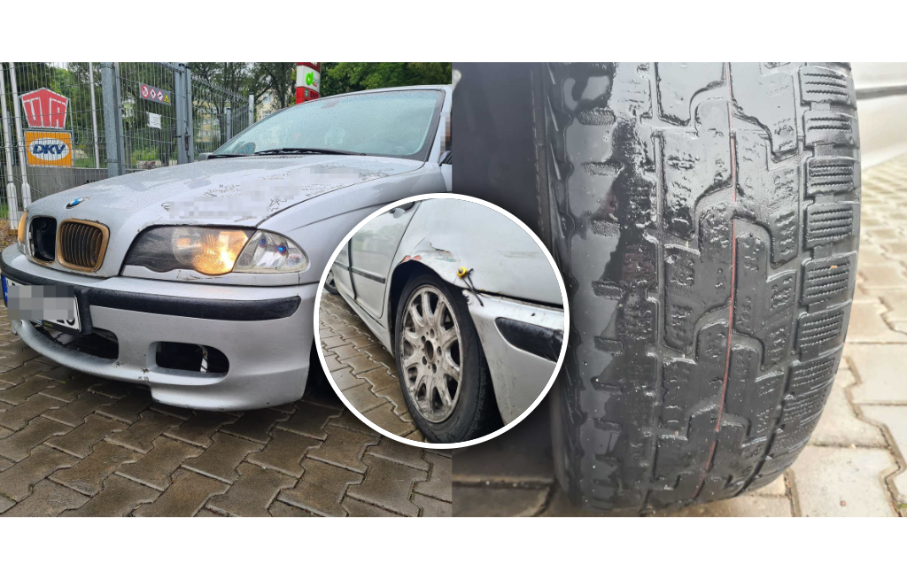 BMW zostało odholowane na parking