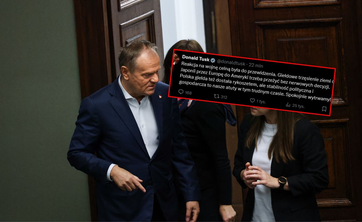 "Trzęsienie ziemi". Premier reaguje na poranek na giełdach