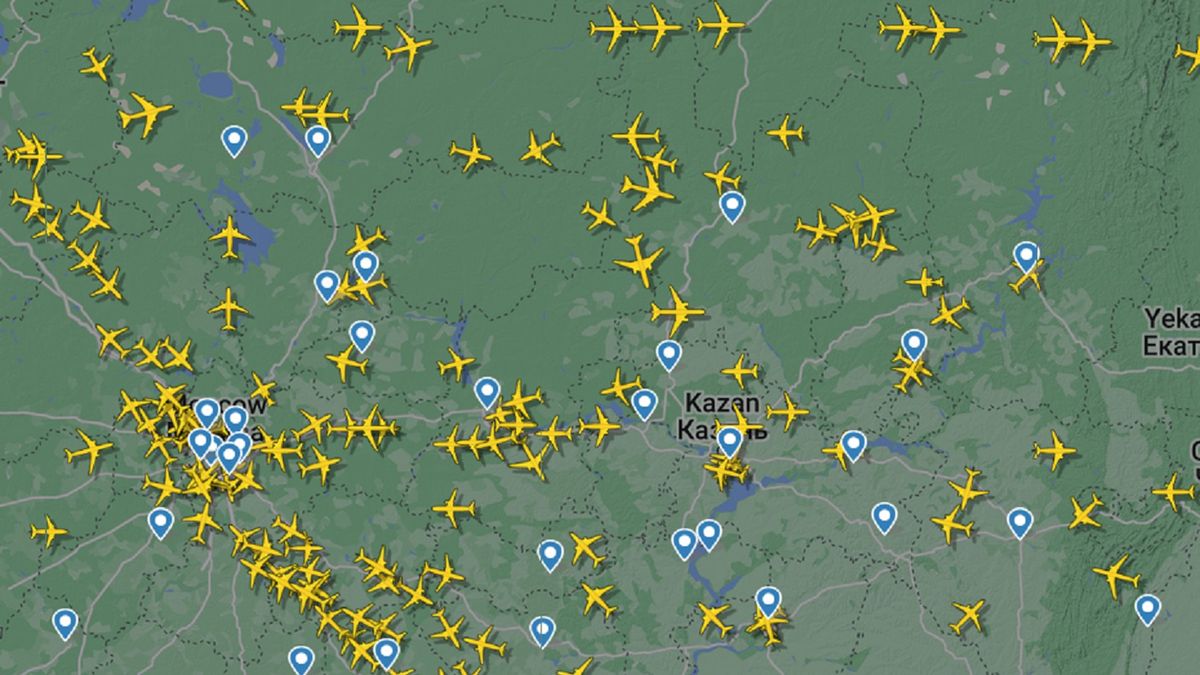 Z Rosji wylatuje coraz więcej prywatnych samolotów.