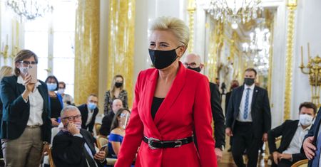 Agata Kornhauser-Duda udekorowała choinkę. Użyła wyjątkowych bombek