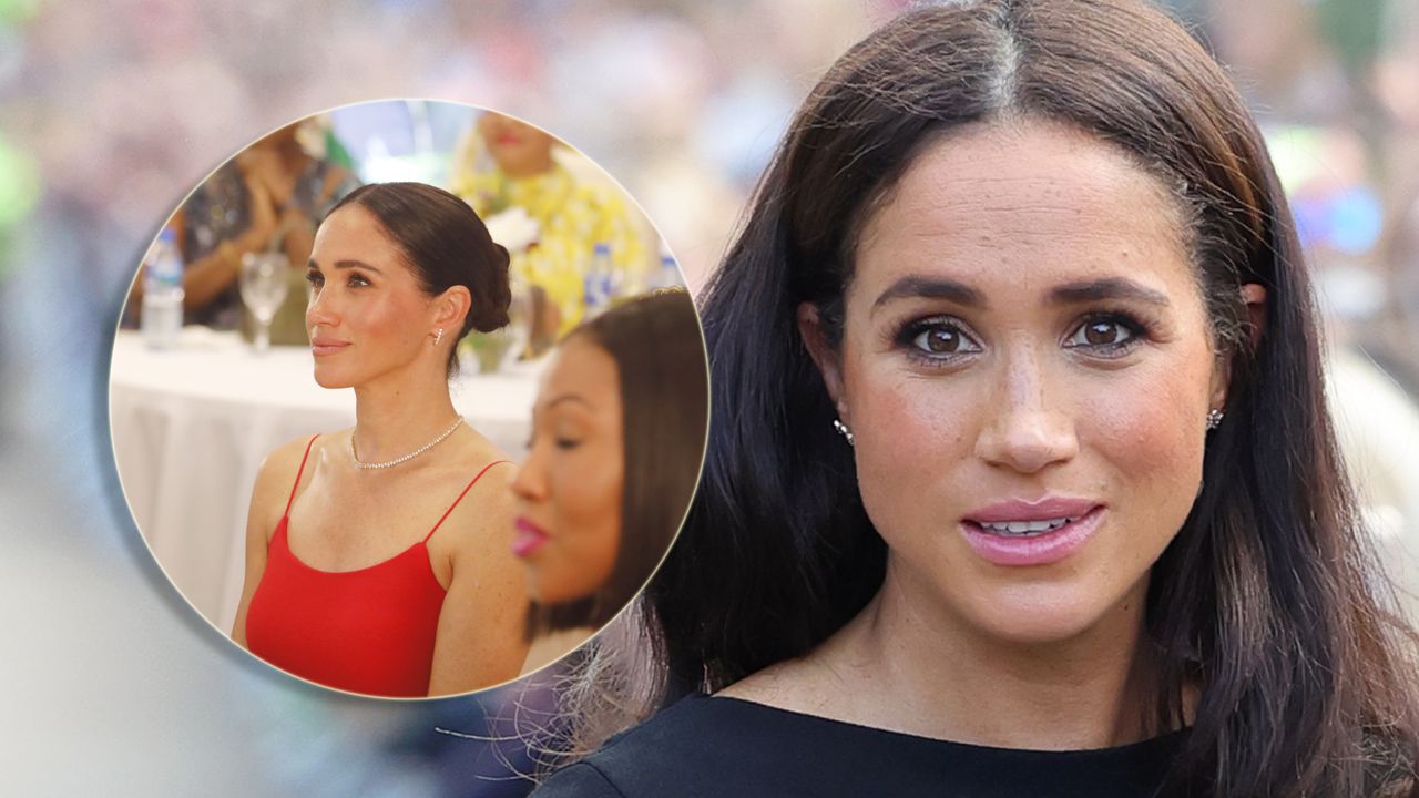 Meghan Markle nagle zmieniła kreację (fot. Getty Images)