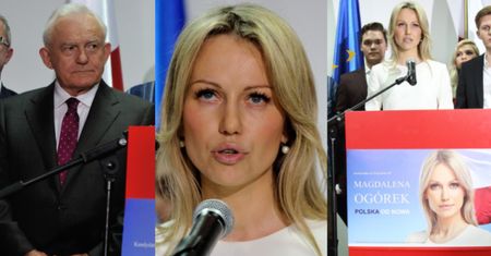 Smutna Magdalena Ogórek po ogłoszeniu wyników wyborów... (ZDJĘCIA)