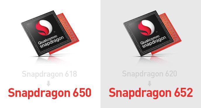 Snapdragon 618, 620, 650, 652