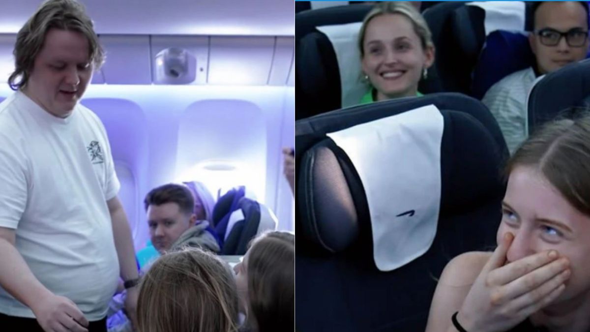 Pasażerowie nie dowierzali własnym oczom 