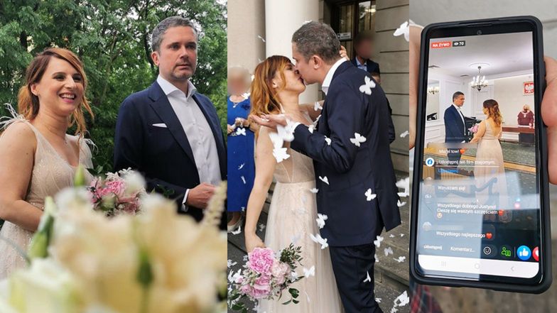 Justyna Suchecka i Szymon Jadczak wzięli ślub