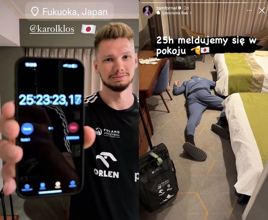 Polscy siatkarze dotarli do Japonii po długiej podróży 