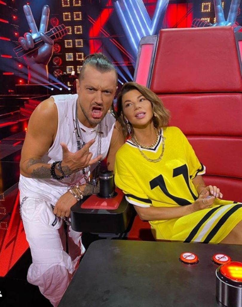 Edyta Górniak i Baron na planie "The Voice"