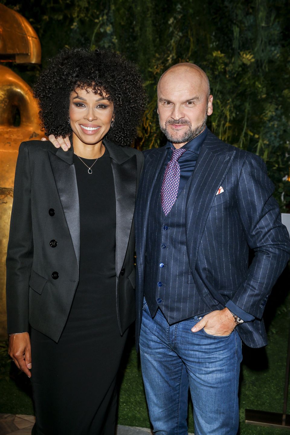 Omenaa Mensah i Rafał Brzoska 