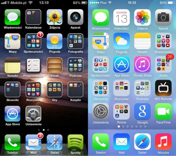 iOS 6 oraz iOS 7
