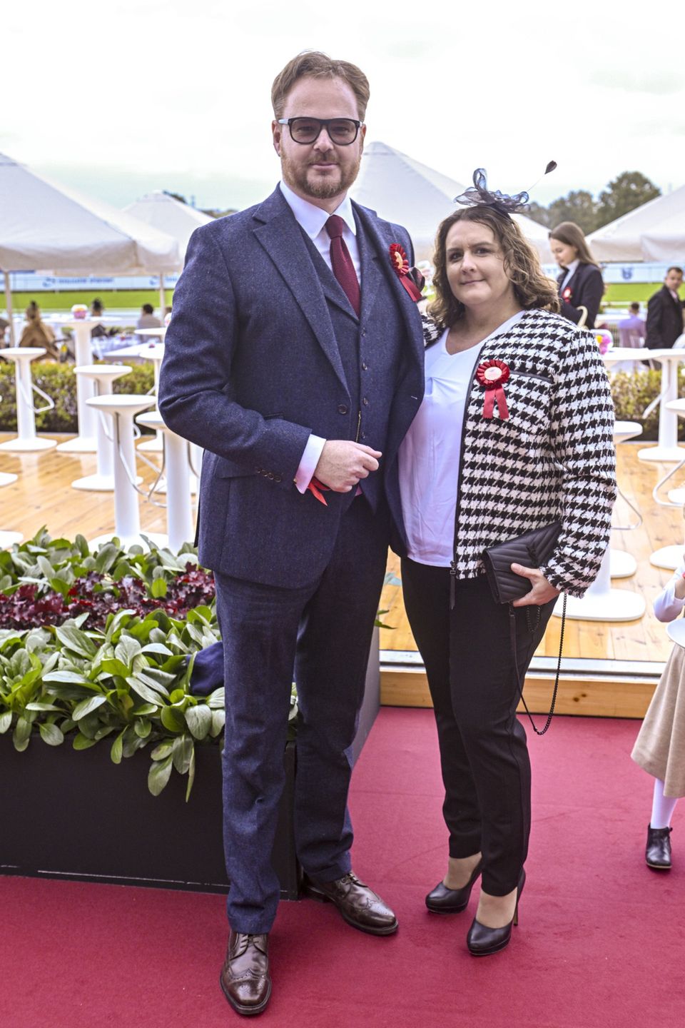 Jan Lubomirski-Lanckoroński z żoną