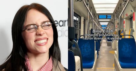 Kraków gotowy na koncerty Billie Eilish. Jej głos słychać nawet w TRAMWAJU (WIDEO)
