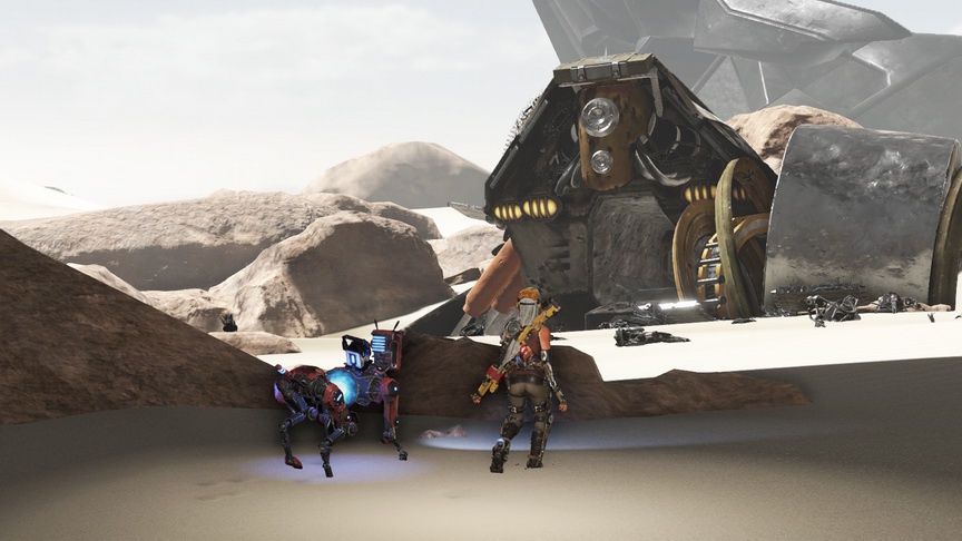 ReCore - Joule i jej pies
