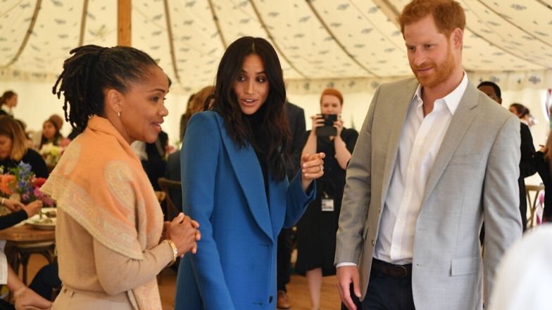 książę Harry, Meghan Markle, Doria Ragland
