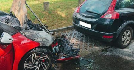 Kolejny pożar samochodu w Ostrowcu Św.