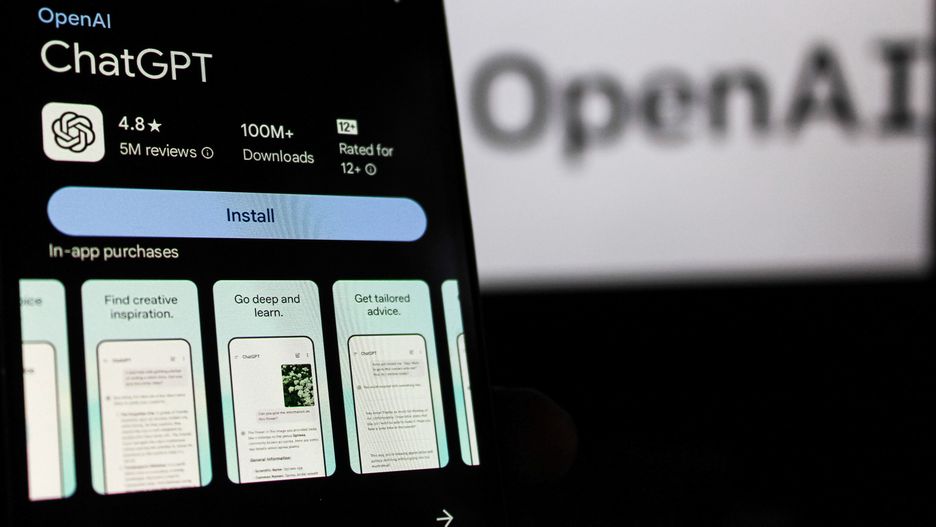 INDONESIA - 2024/12/04: In this photo illustration, a Chat GPT AI logo is displayed on a smartphone with an Open AI logo in the background. (Photo Illustration by Algi Febri Sugita/SOPA Images/LightRocket via Getty Images)