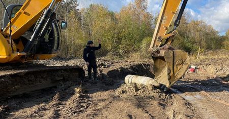 Niebywałe znalezisko Ukraińców. Przeleżała w ziemi dwa miesiące
