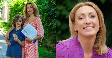 Dumna Anna Kalczyńska chwali się czerwonym paskiem na świadectwie syna: "Absolutnie NIE CIŚNIEMY dzieci, żeby zdobywały szóstki"
