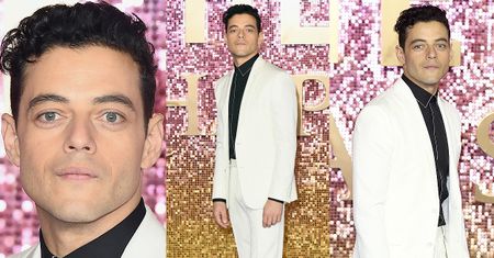 Ekranowy Freddie Mercury promuje "Bohemian Rhapsody" na premierze
