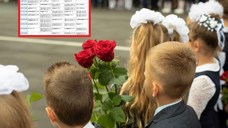 Uczniowie pokazują plany lekcji. "To jest jakiś żart"