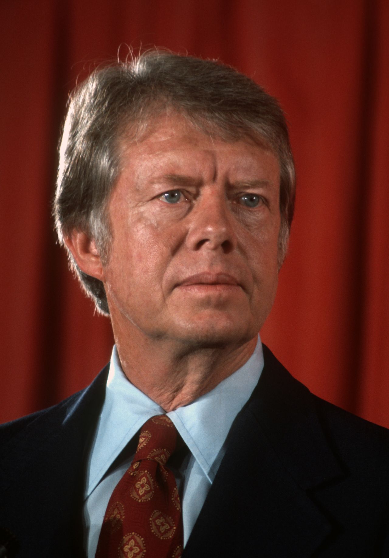 Governor Jimmy Carter attends the Democratic Party convention at Madison Square Garden on July 12, 1976 in New York City, New York.   (Photo by Santi Visalli/Getty Images)