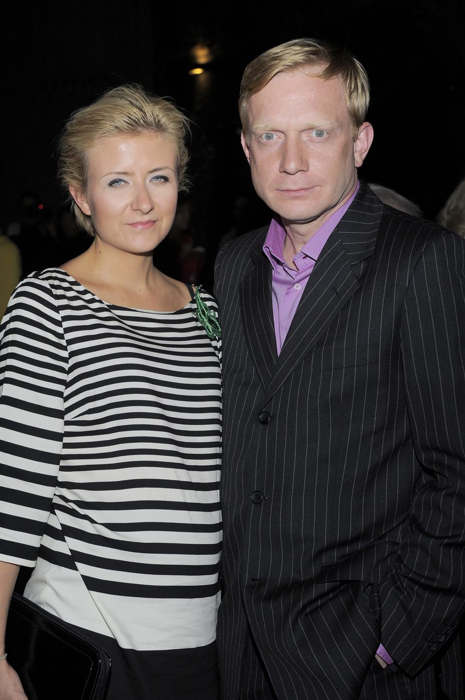 Arkadiusz Janiczek z żoną w 2011 roku