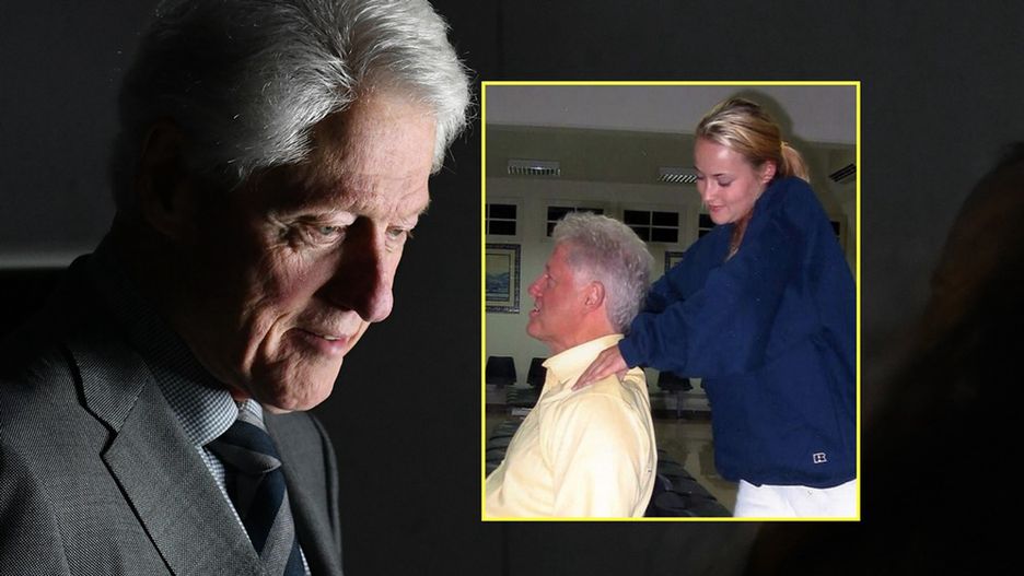 Clinton i masażystka - Chauntae Davis. Niewygodne zdjęcie