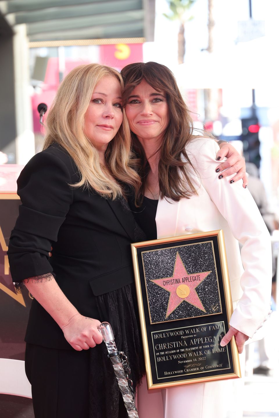 Christina Applegate odsłania swoją gwiazdę w Alei Sław