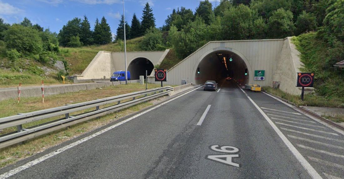 Tunel na chorwackiej autostradzie A6