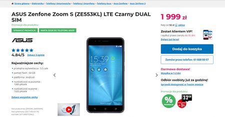 Nowa karta produktu w Komputronik.pl